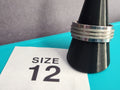 Silver 3 Stripe Band
