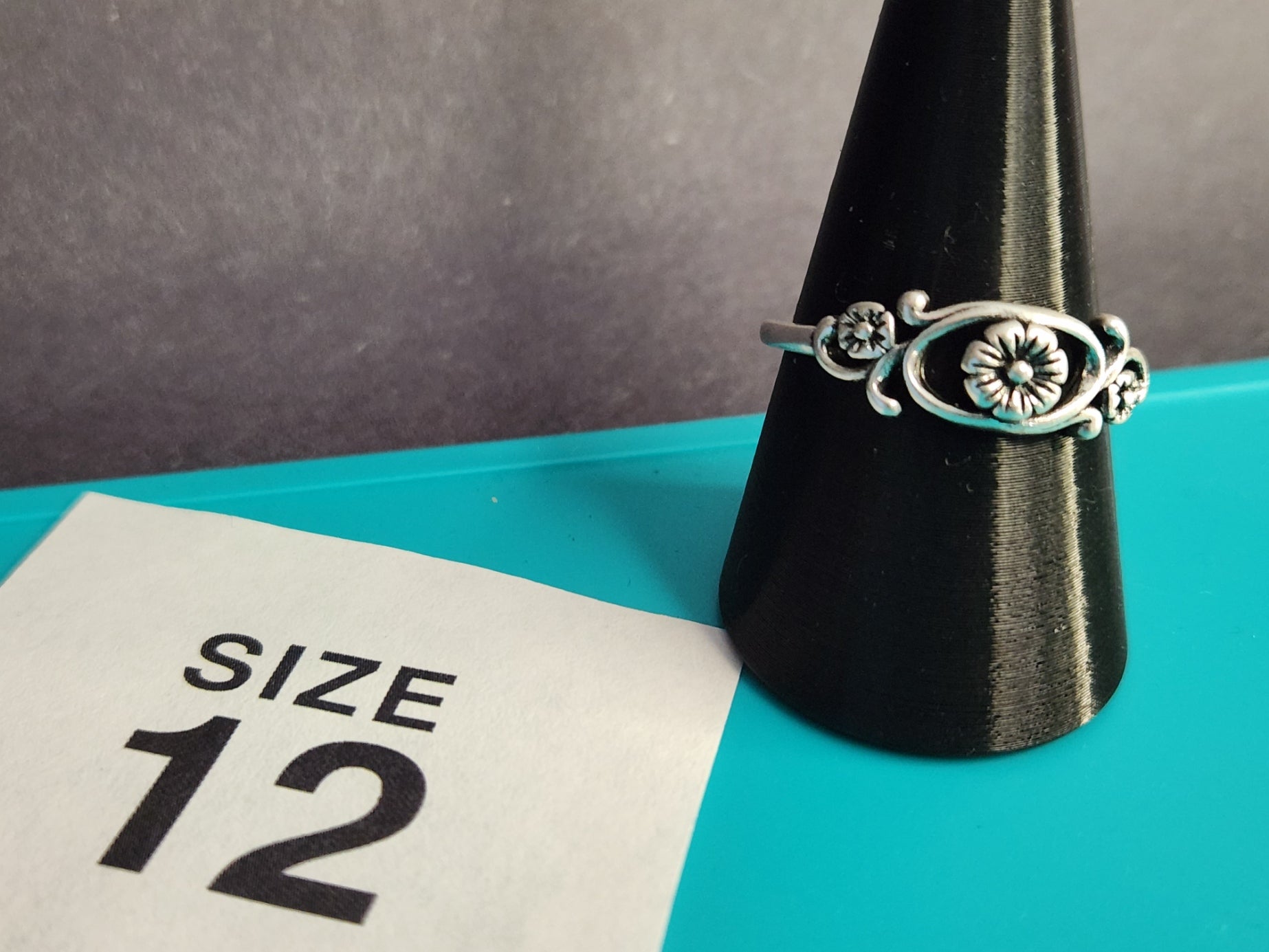 Silver Floral Band
