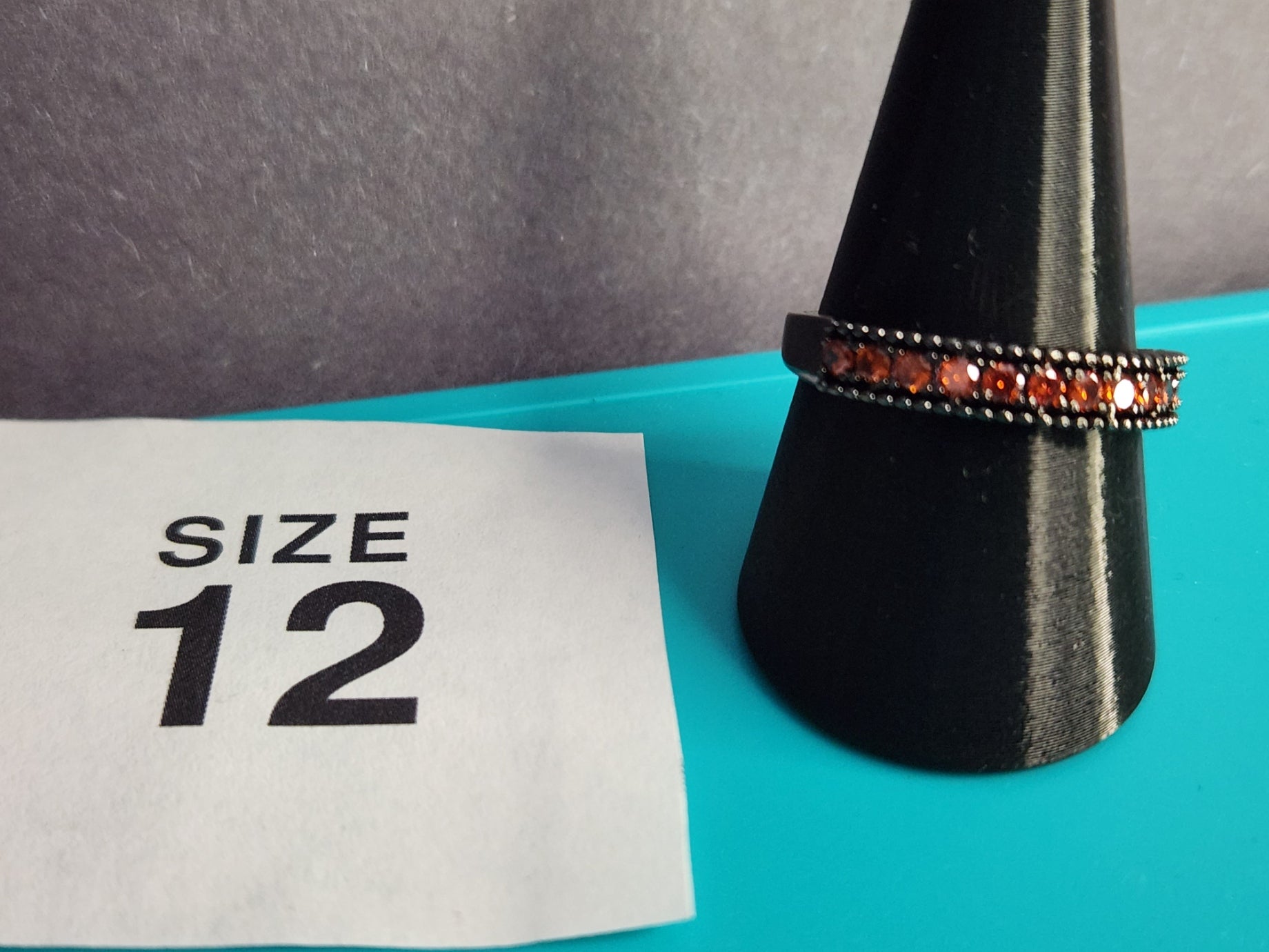Orange Inlay On Black Band