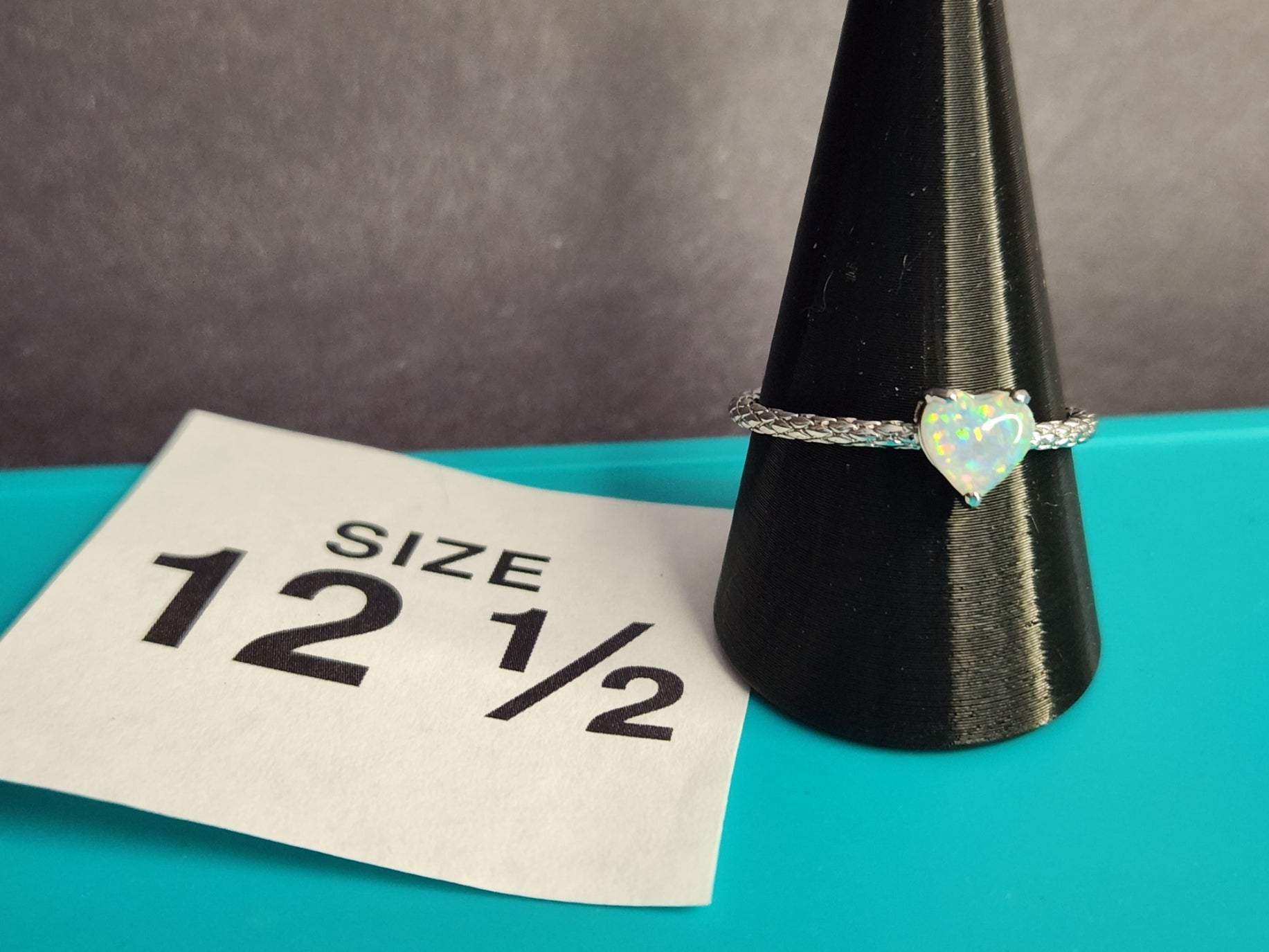 Opal Heart Solitaire