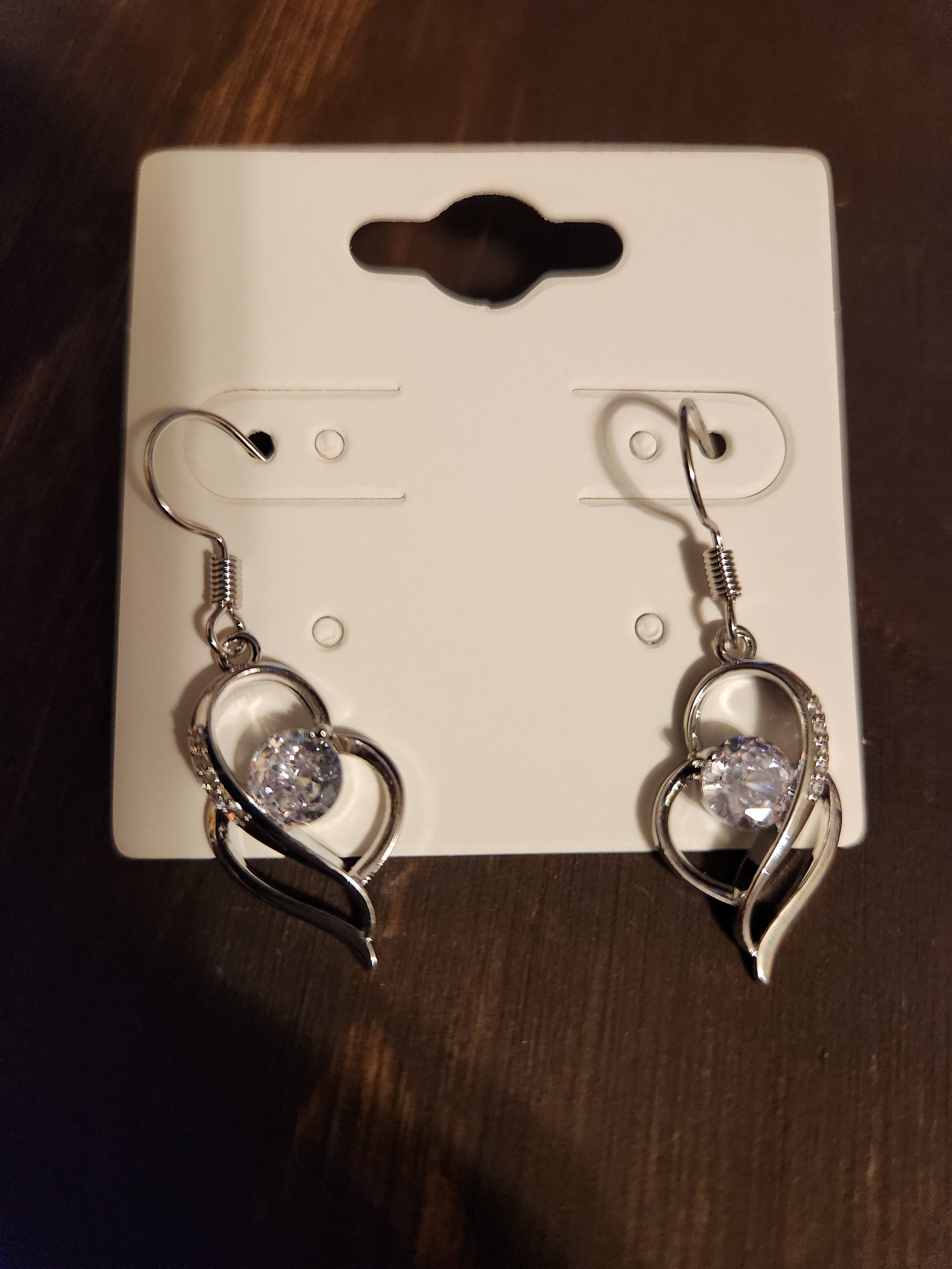 Dangle Heart Earrings
