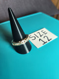 Gold-Tone Stainless Steel Vintage Infinity Band – Size 12