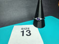 Silver Dainty Purple Crystal Cluster Ring Size 13 Stainless Steel Ring