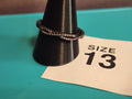 Black Criss Cross– Size 13, Stainless Steel
