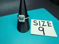 Radiant Square Halo Statement Ring – Size 9