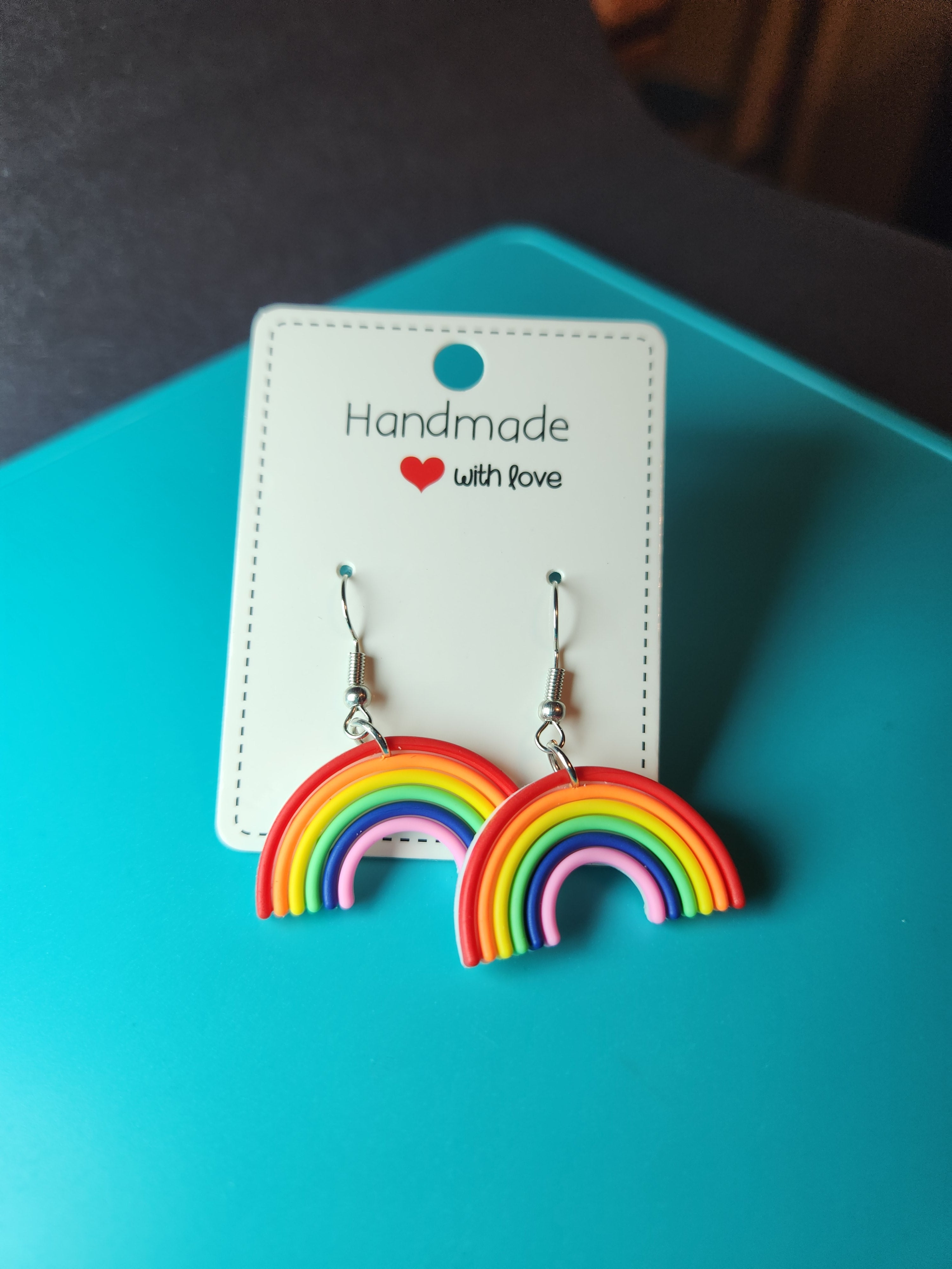 Rainbow Dangle Earrings 🌈